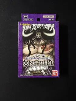 ONE PIECE TCG Starter Deck ST04 1st Edition Animal Kingdom Super Pre Release - Image 1