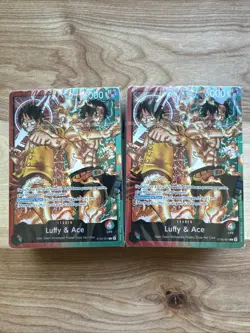 ONE PIECE ENGLISH TCG: (ST-30) Starter Deck EX: Luffy & Ace BRICK ONLY x2 SEALED - Image 1