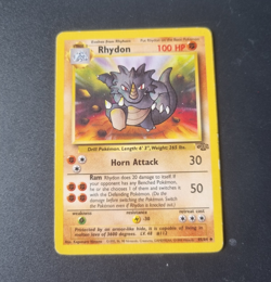 Pokemon TCG Rhydon Uncommon Regular Base Set Unlimited Card 45/102 English 1999 - Image 1