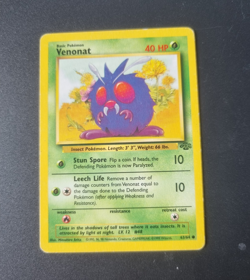 Pokemon TCG Venonat Common Jungle Unlimited 63/64 English 1999 WOTC - Image 1