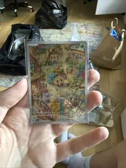 Pokemon TCG Bramblin 198/193 Illustration Rare Paldea Evolved NM - Image 1