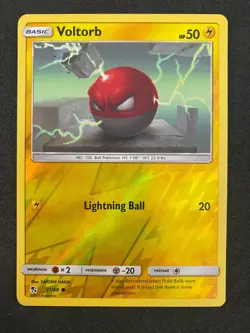 Pokemon Voltorb 21/68 Hidden Fates Reverse Holo NM-MINT - Image 1
