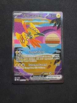 Tapu Koko EX Paradox Rift 247/182 Full Art Special Illustration Rare Pokemon TCG - Image 1