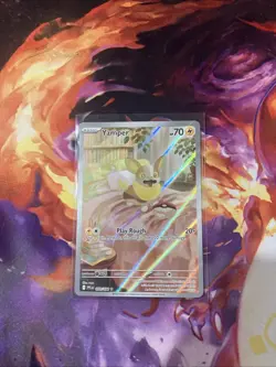 Yamper 099/094 ME02: Phantasmal Flames Pokemon Card Illustration Rare IR NM (2) - Image 2