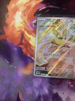Yamper 099/094 ME02: Phantasmal Flames Pokemon Card Illustration Rare IR NM (2) - Image 3