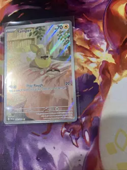 Yamper 099/094 ME02: Phantasmal Flames Pokemon Card Illustration Rare IR NM (2) - Image 4