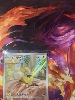 Yamper 099/094 ME02: Phantasmal Flames Pokemon Card Illustration Rare IR NM (2) - Image 5
