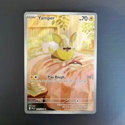 Yamper 099/094 Me02: Phantasmal Flames Holo Full Art IR Pokemon Card - NM - Image 1