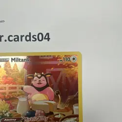 Pokemon TCG Card Miltank GG24/GG70 Crown Zenith: Galarian Gallery - NM - Image 3