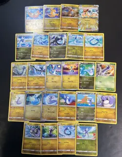 25x Pokemon Card Lot Dratini Dragonair Dragonite EX Cards - Holo Rare Vintage NM - Image 1