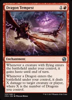 MTG magic cards 1x Dragon Tempest - Foil Iconic Masters NM-Mint, English - Image 1
