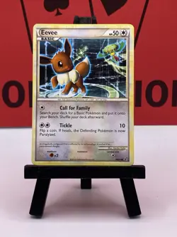 Eevee 48/90 Regular Undaunted Common Pokemon Card TCG HP - Image 2