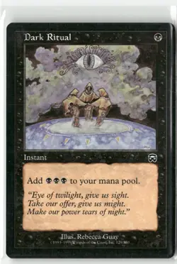 Mercadian Masques Magic: The Gathering Dark Ritual MP MTG - Image 1