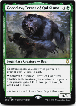 Goreclaw, Terror of Qal Sisma [Commander: Bloomburrow] Magic - MTG BLC 0222 NM - Image 3