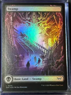 Swamp (Full Art) DSK 274 Magic MTG C FOIL NM - Image 1