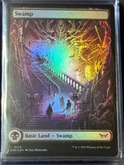 Swamp (Full Art) DSK 274 Magic MTG C FOIL NM - Image 3