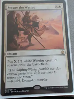 Magic the Gathering Secure the Wastes DTK 036 Near Mint - Image 1