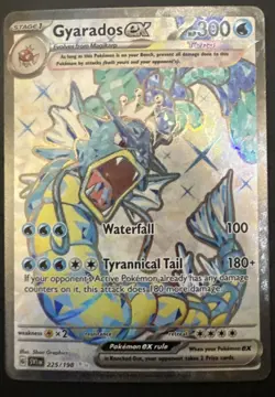 Gyarados ex 225/198 Full Art Ultra Rare Scarlet & Violet Pokemon English NM - Image 1