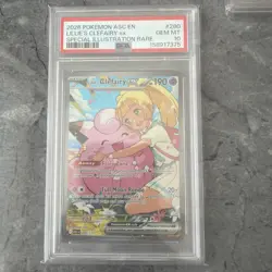 PSA 10 Lillie’s Clefairy ex 280/217 Ascended Heroes Pokemon TCG Mega Evolution - Image 1