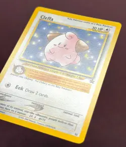Pokemon 2000 Black Star Promo #31 Cleffa, Wizards of the Coast WOTC Vintage NM - Image 2