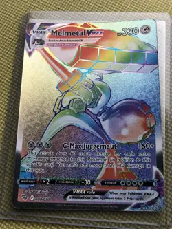 Melmetal VMAX 080/078 Pokemon GO Rare Rainbow Pokemon NM - Image 3