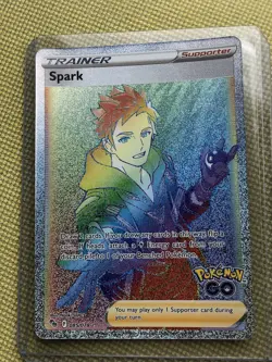 Spark 85/78 Rainbow Secret Rare Pokemon TCG Pokemon Go 2022 NM - Image 1