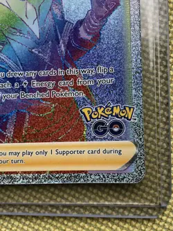 Spark 85/78 Rainbow Secret Rare Pokemon TCG Pokemon Go 2022 NM - Image 5