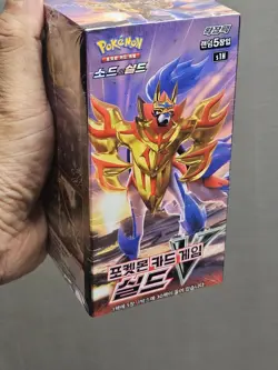 Shield V Pokemon Sword & Shield booster box Korean - Image 1
