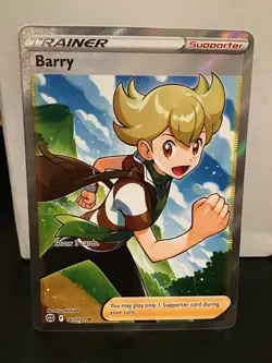 Barry 167/172 Pokemon Brilliant Stars Full Art Holo Ultra Rare - Image 1