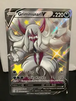 Grimmsnarl V SV116/SV122 Pokemon Shining Fates Full Art Shiny Holo Ultra Rare - Image 1