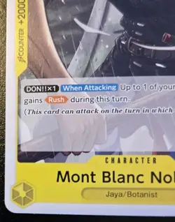 Mont Blanc Noland OP15-111 Common Adventure On Kami's Island One Piece Card Game - Image 4