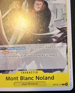 Mont Blanc Noland OP15-111 Common Adventure On Kami's Island One Piece Card Game - Image 5