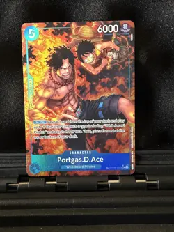 Portgas.D.Ace TR OP08-052 Royal Blood OP10 Foil Treasure Rare One Piece Alt Art - Image 1