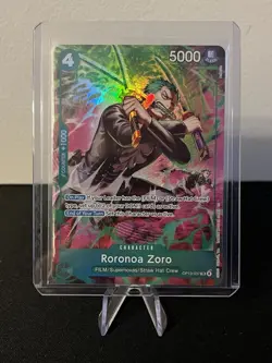 One Piece Card Game Roronoa Zoro OP13-037 (Treasure Rare) Near Mint - Image 1