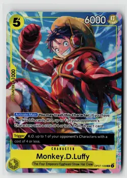 One Piece Promotion Cards #OP07-109 Monkey.D.Luffy (Illustration Box Vol.3) - Image 1