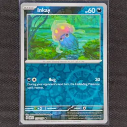 Inkay - 137/197 - Reverse Holo - Obsidian Flames - Pokemon Card - NM/M - Image 1