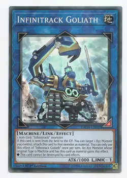 Infinitrack Goliath INCH-EN010 Super Rare Yu-Gi-Oh Card 1st Edition New - Image 1