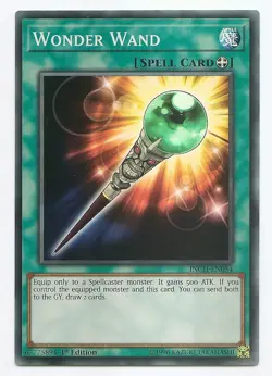 Wonder Wand INCH-EN054 Super Rare Yu-Gi-Oh Card 1st Edition New - Image 1