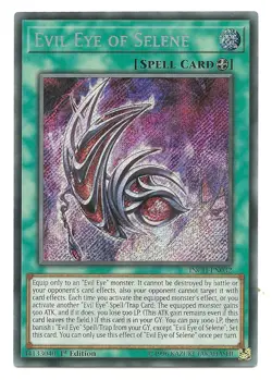 Evil Eye of Selene INCH-EN032 Secret Rare Yu-Gi-Oh Card 1st Edition New - Image 1