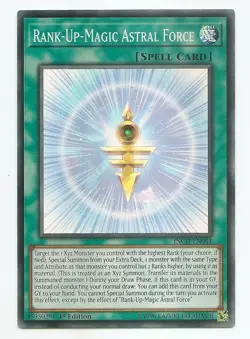 Rank-Up-Magic Astral Force INCH-EN044 Super Rare Yu-Gi-Oh Card 1st Edition New - Image 1