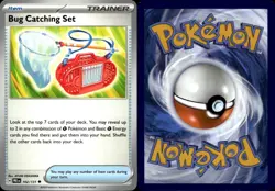 BUG CATCHING SET 102/131 Pokemon Card Prismatic Evolutions Near Mint - Image 3