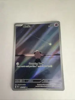 Pokemon Cleffa Obsidian Flames Illustration Card 202/197 - Image 1