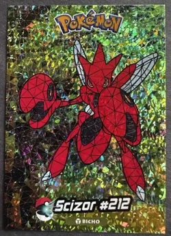 SCIZOR - POKEMON CRYSTAL CARD COLLECTION CRACKED CCG ICE HOLO - Image 1