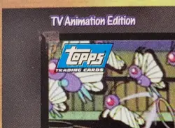 Bye Bye Butterfree EP20 Blue Logo 1st Print Topps Pokemon TV Episode Insert Card - Image 3