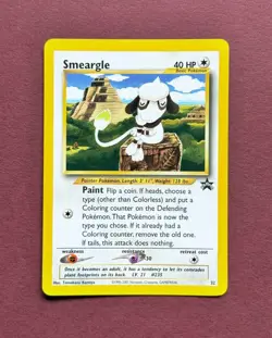 Pokemon 2001 Black Star Promo #32 Smeargle, Wizards of the Coast WOTC Vintage NM - Image 1