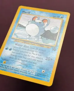 Pokemon 2000 Black Star Promo #29 Marill, Wizards of the Coast WOTC Vintage NM - Image 2