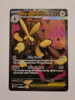 Mega Lopunny ex 115/094 Full Art Pokemon Phantasmal Flames - Image 1