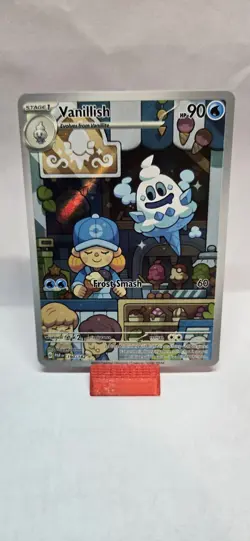 Vanillish Pokemon Paradox Rift 190/182 Illustration Rare Near Mint - Image 1