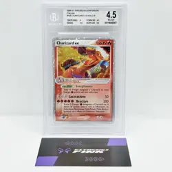 CARTA POKEMON CHARIZARD EX HOLO 105/112 - ITA - SET RF E VF - BECKETT / BGS 4,5 - Image 1