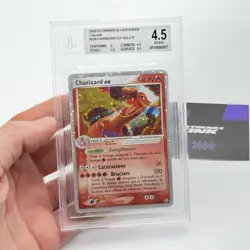 CARTA POKEMON CHARIZARD EX HOLO 105/112 - ITA - SET RF E VF - BECKETT / BGS 4,5 - Image 2